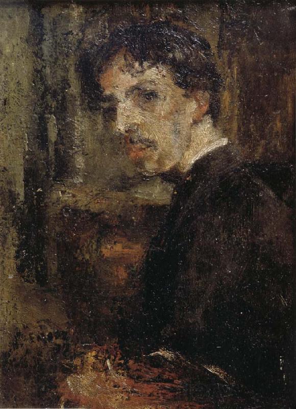 James Ensor Self-Portrait,Called The Little Head Norge oil painting art